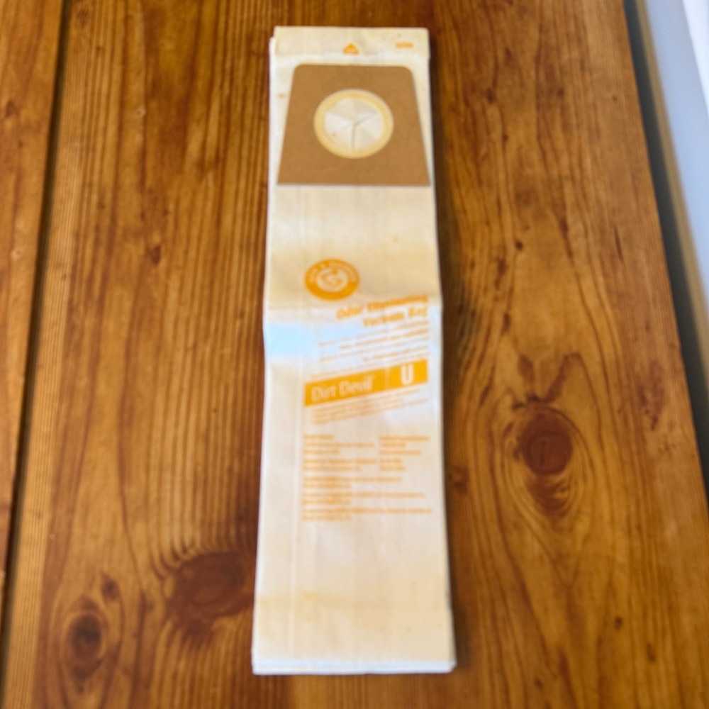 Dirt Devil U Odor Eliminating Vacuum Bags ARM HAMMER 3 Pack